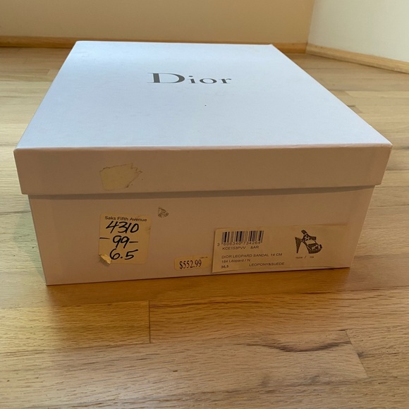 Dior leopard sandal heel size 6.5 great condition - Picture 3 of 7